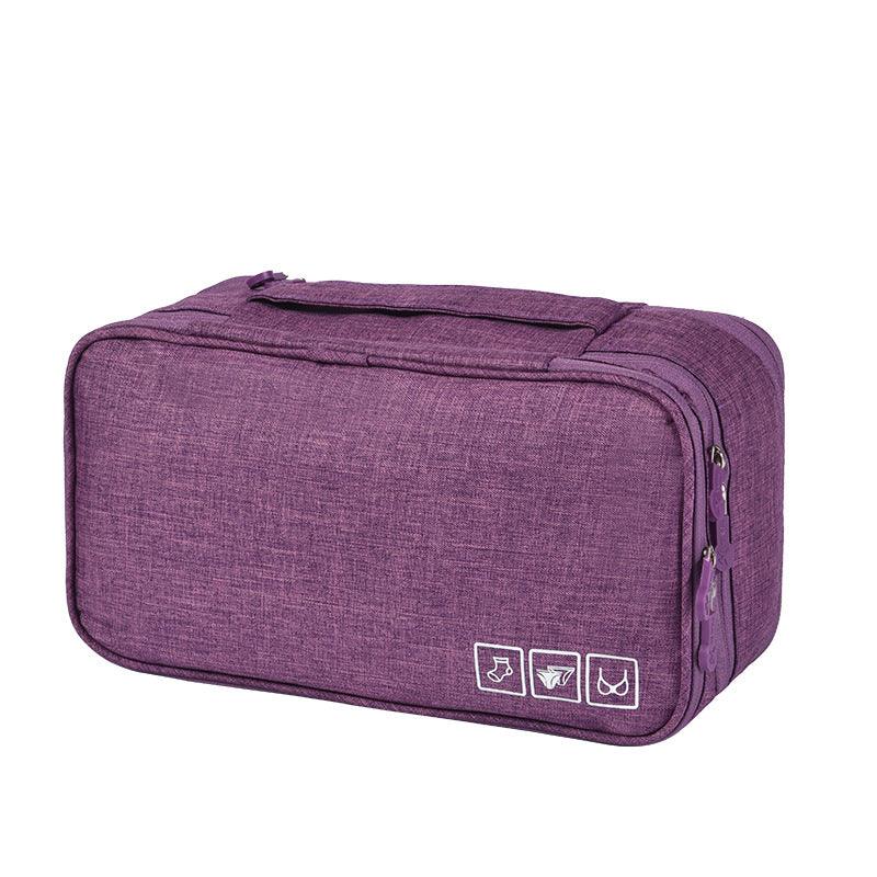 Travel Makeup Bags Women Multi-function 3-shelf Underwear Storage Bag - NawdeX