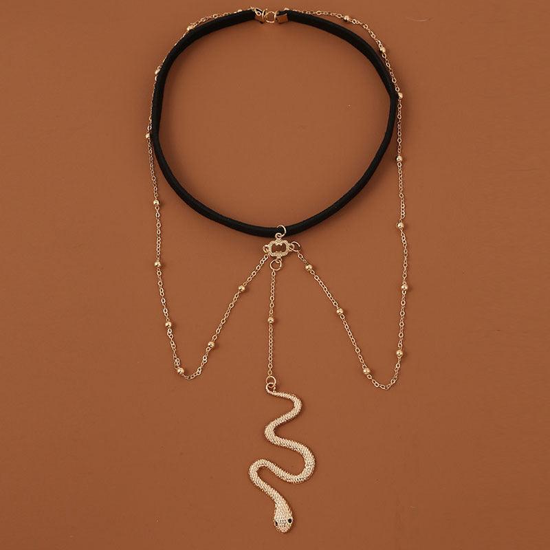 Snake Pendants Leg BodyChain - NawdeX