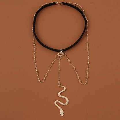 Snake Pendants Leg BodyChain - NawdeX