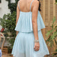 Ruched Spaghetti Strap Romper - NawdeX