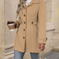 Elegant Single-breasted Woolen Coat