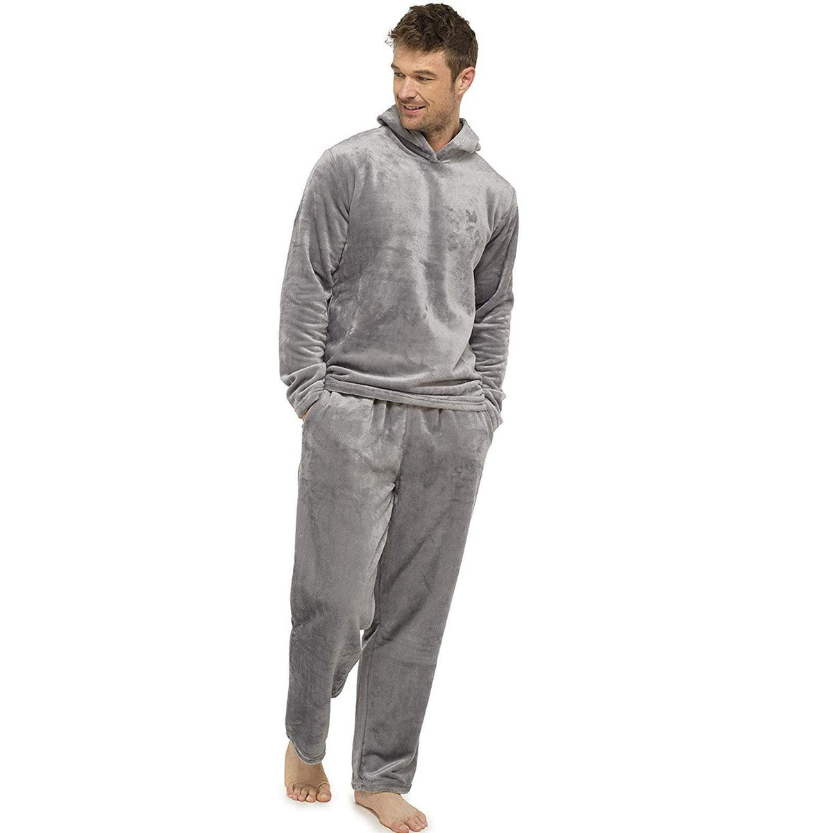 Flannel Grey Men's Pajamas - NawdeX