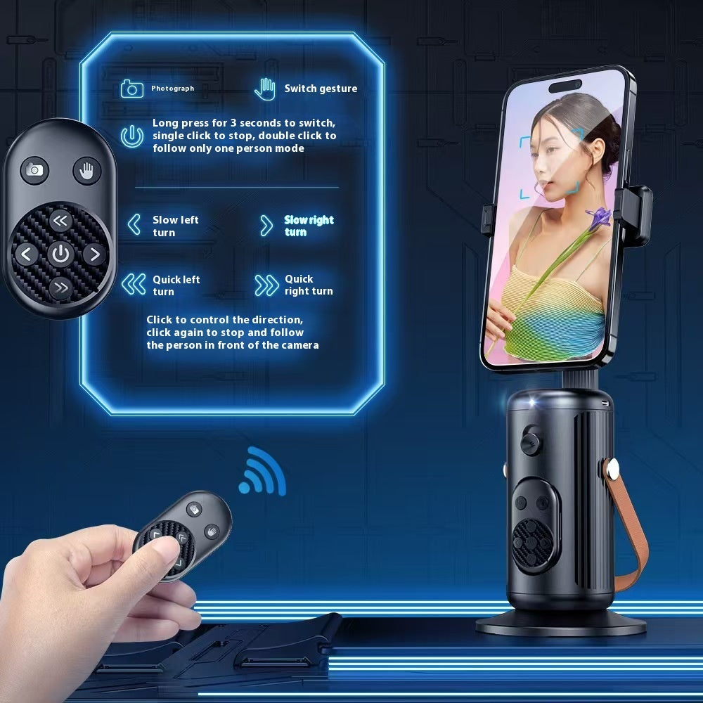 360 Smart AI Face Recognition  Bluetooth Selfie Holder