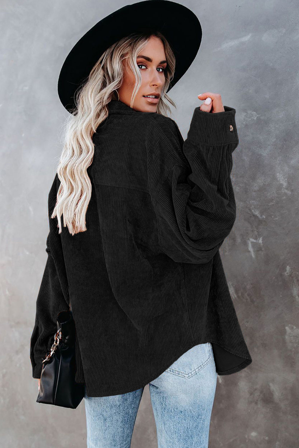 Sequin Football Button Up Long Sleeve Jacket - NawdeX