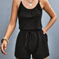 Scoop Neck Romper with Pockets - NawdeX