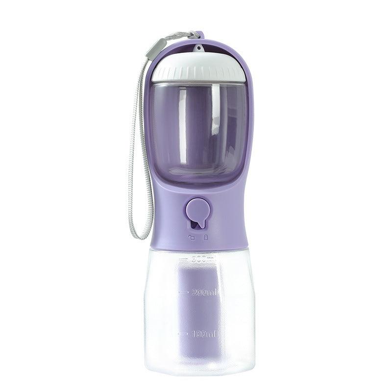 Dog Water Cup Drinking Food Garbage Bag Three-in-one Portable Small Multi-functional Pet Cups Pets Supplies - NawdeX