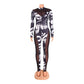 Skinny Mesh Stitching Jumpsuit Women - NawdeX