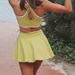 Wide Strap Active Dress with Unitard Liner - NawdeX