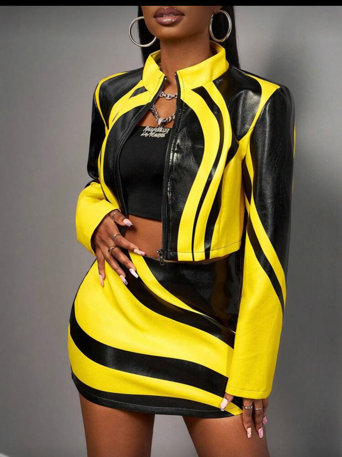 Racing Skirt Set