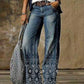 Diagonal Cloth  3D Pattern Casual Jeans - NawdeX
