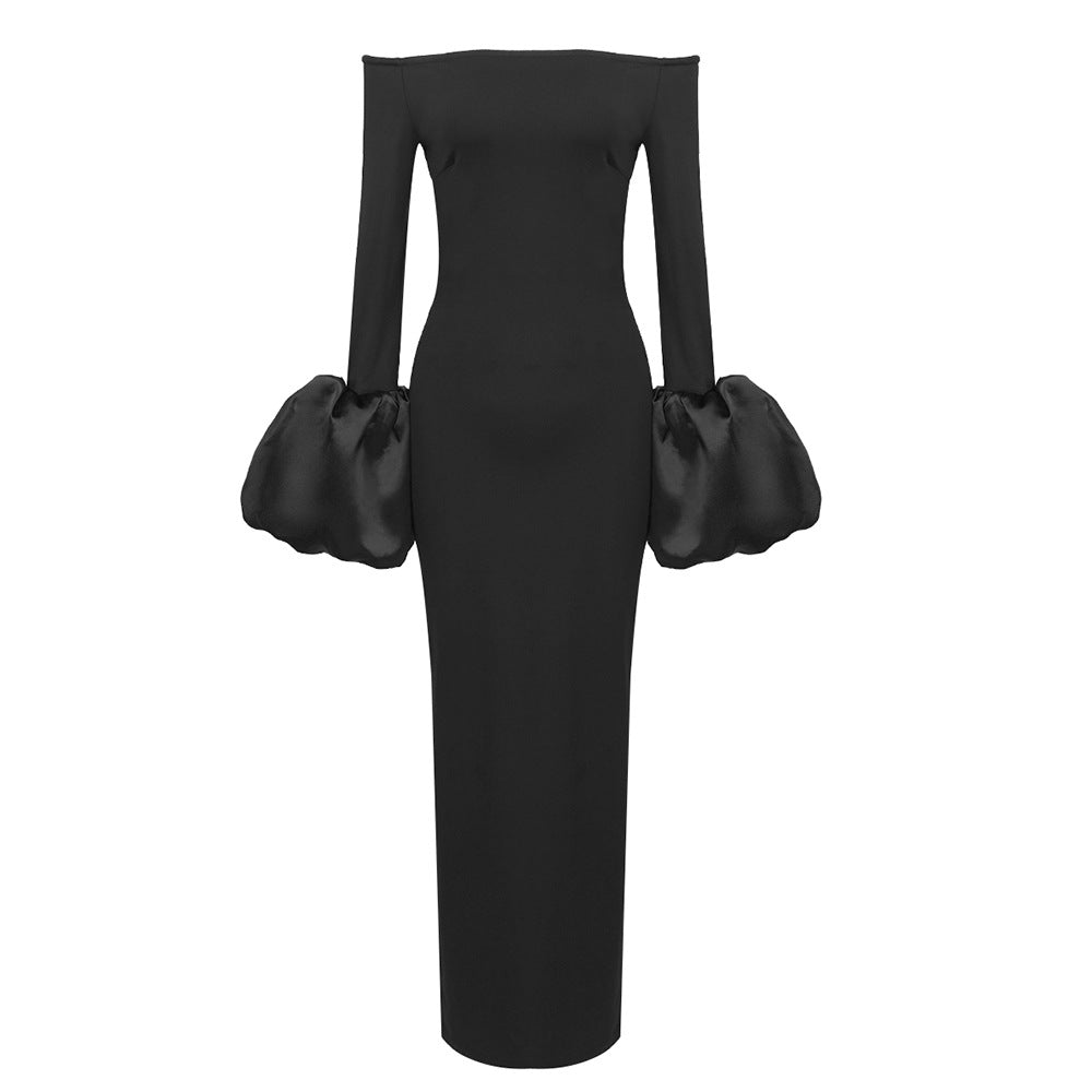 Long Sleeve French Lantern Dress - NawdeX