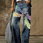 Diagonal Cloth  3D Pattern Casual Jeans - NawdeX
