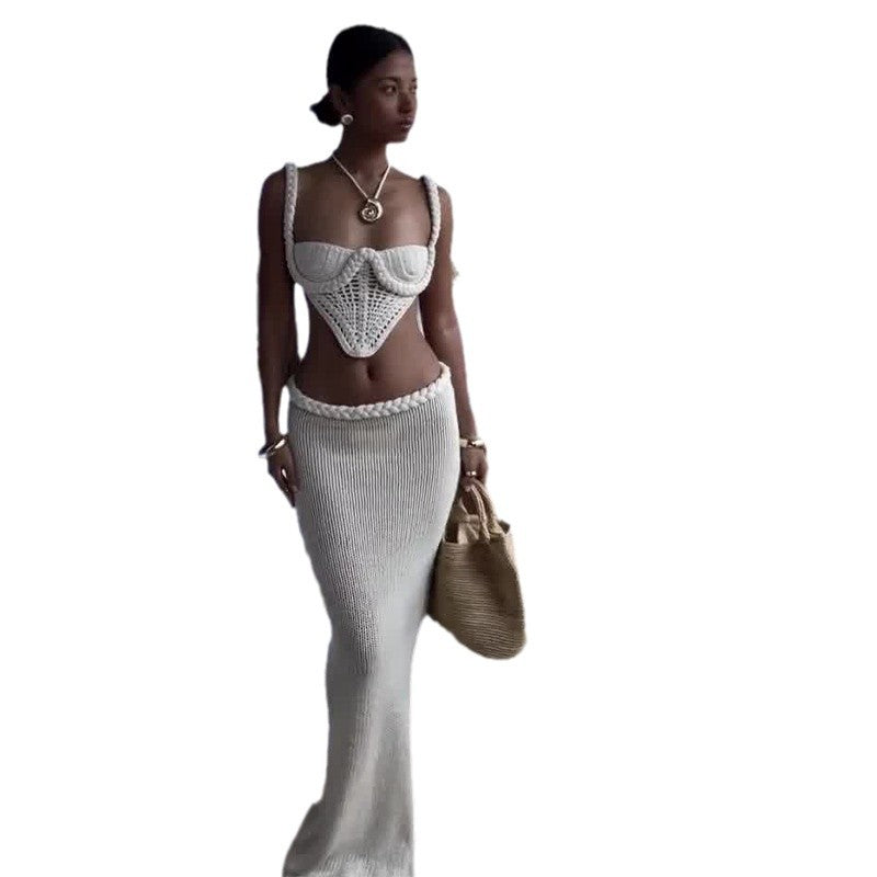 Knit Chic Maxi Skirt Set