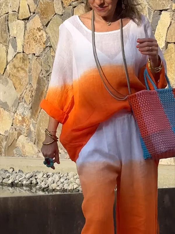 Gradient Beach Two-piece Set - NawdeX
