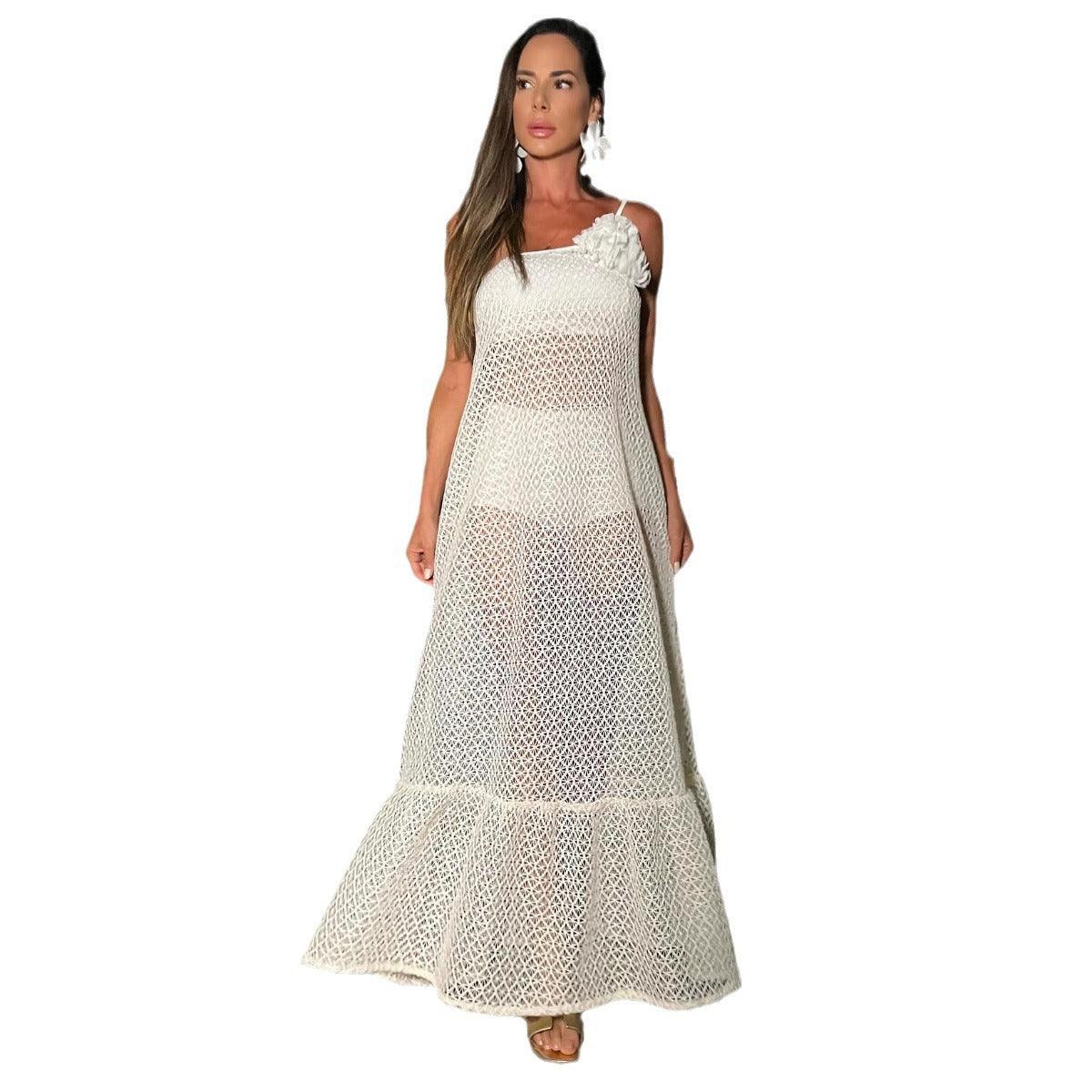 Elegant Strap Diagonal Collar Women's Fashion Suit - NawdeX
