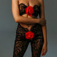 Rose petal lace Jumpsuit - NawdeX