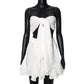 Women's Vacation Chiffon Tube Top Ruffled Suit - NawdeX