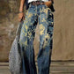 Diagonal Cloth  3D Pattern Casual Jeans - NawdeX