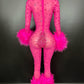 Sexy Fluff Catwalk Jumpsuit - NawdeX