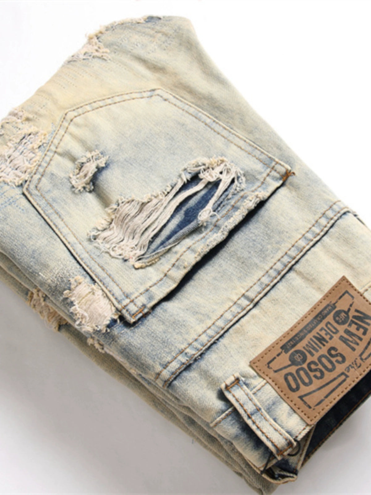 SoSoo Denim Jeans - NawdeX