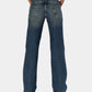 Distressed Tied Slim Fit  Cutout Denim - NawdeX