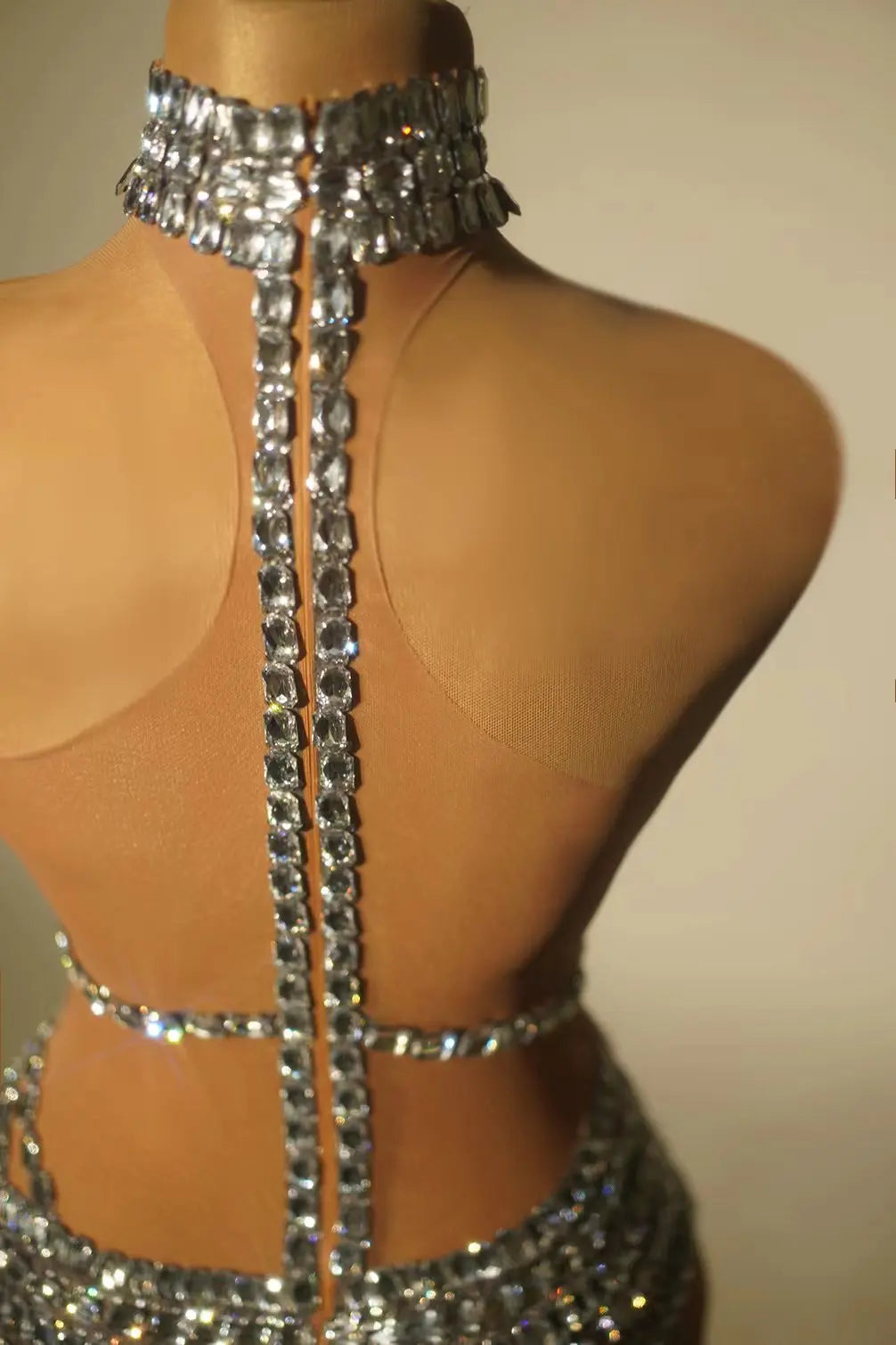 Her Diamond Mesh Dress - NawdeX