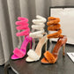 Furry Serpentine Gladiator Sandals - NawdeX