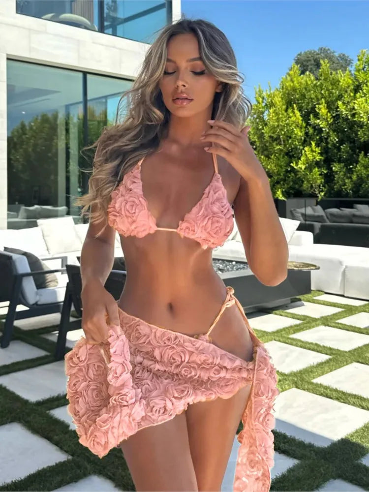 Ruffle Spice Bikini Set