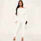 Julie Furry Crop Jumpsuit