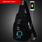 Multifunction Fashion Men Crossbody Bags USB Charging Chest Pack - NawdeX