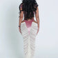 Velvet  Ruches Skirt Set