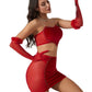 Heart Me Velvet Set 
(Gloves Included)