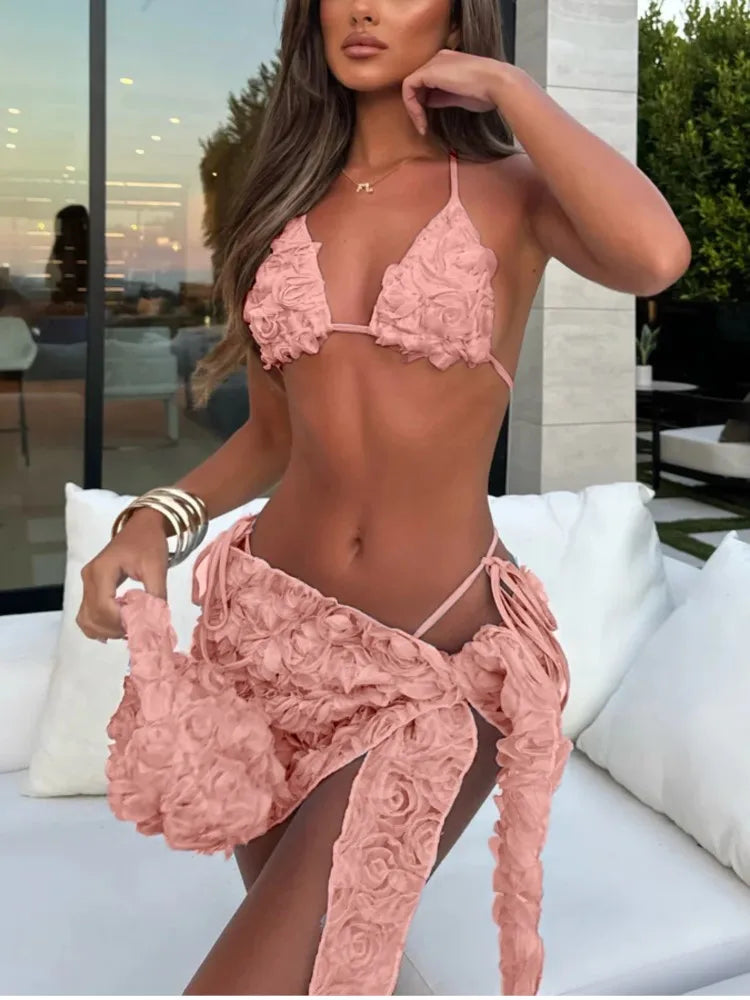 Ruffle Spice Bikini Set