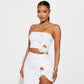 Bowknot Women's Dress Set Strapless