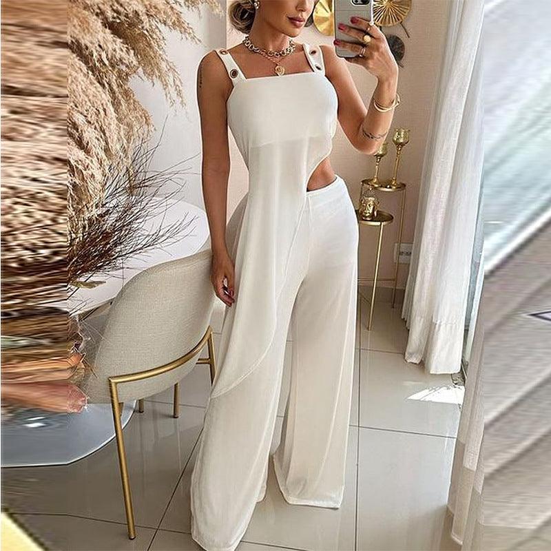 Women's Irregular Top Trousers Suit - NawdeX