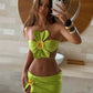 3D Flower Bikini Set