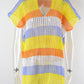 Slit Color Block V-Neck Cover-Up - NawdeX