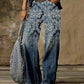 Diagonal Cloth  3D Pattern Casual Jeans - NawdeX