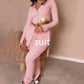 Women's Casual Tight Sportswear Multi-pocket Overalls With Coat And Cap Suit Pants - NawdeX
