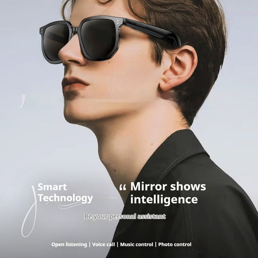 AI Smart Glasses Call, Wireless & Bluetooth Audio Sunglasses