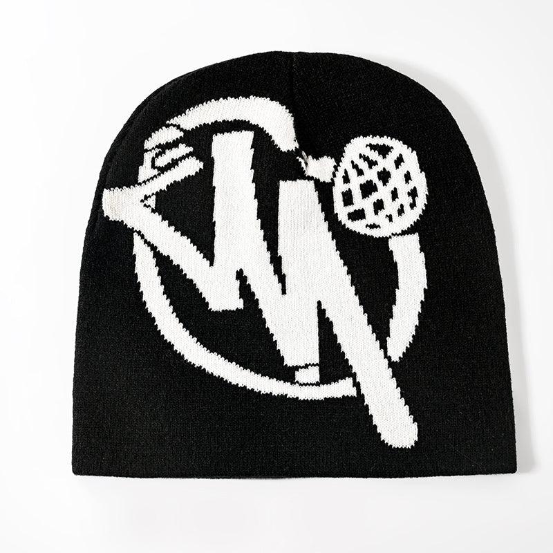 Cap Hip Hop Hat Double Layer Knitted Hat - NawdeX
