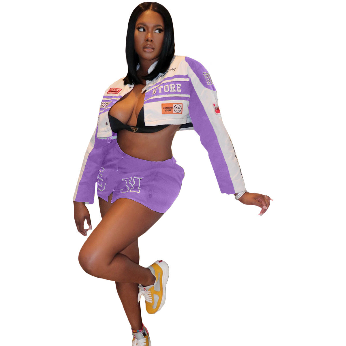Retro Detachable Coat Skirt Set - NawdeX