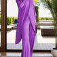 Full Size Slit Round Neck Long Sleeve Top and Pants Set - NawdeX