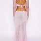 Tied Long Sleeve Top and Skirt Cover Up Set - NawdeX