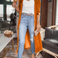 Open Front Long Sleeve Coat - NawdeX
