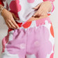 Flower Round Neck Long Sleeve Top and Pants Lounge Set - NawdeX