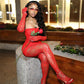 Women's Fashion Lace Tube Top High Waist Tight Body Stocking Long Pants Suit - NawdeX
