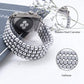 Beaded Jewelry Four Row Pearl Onyx Strap - NawdeX
