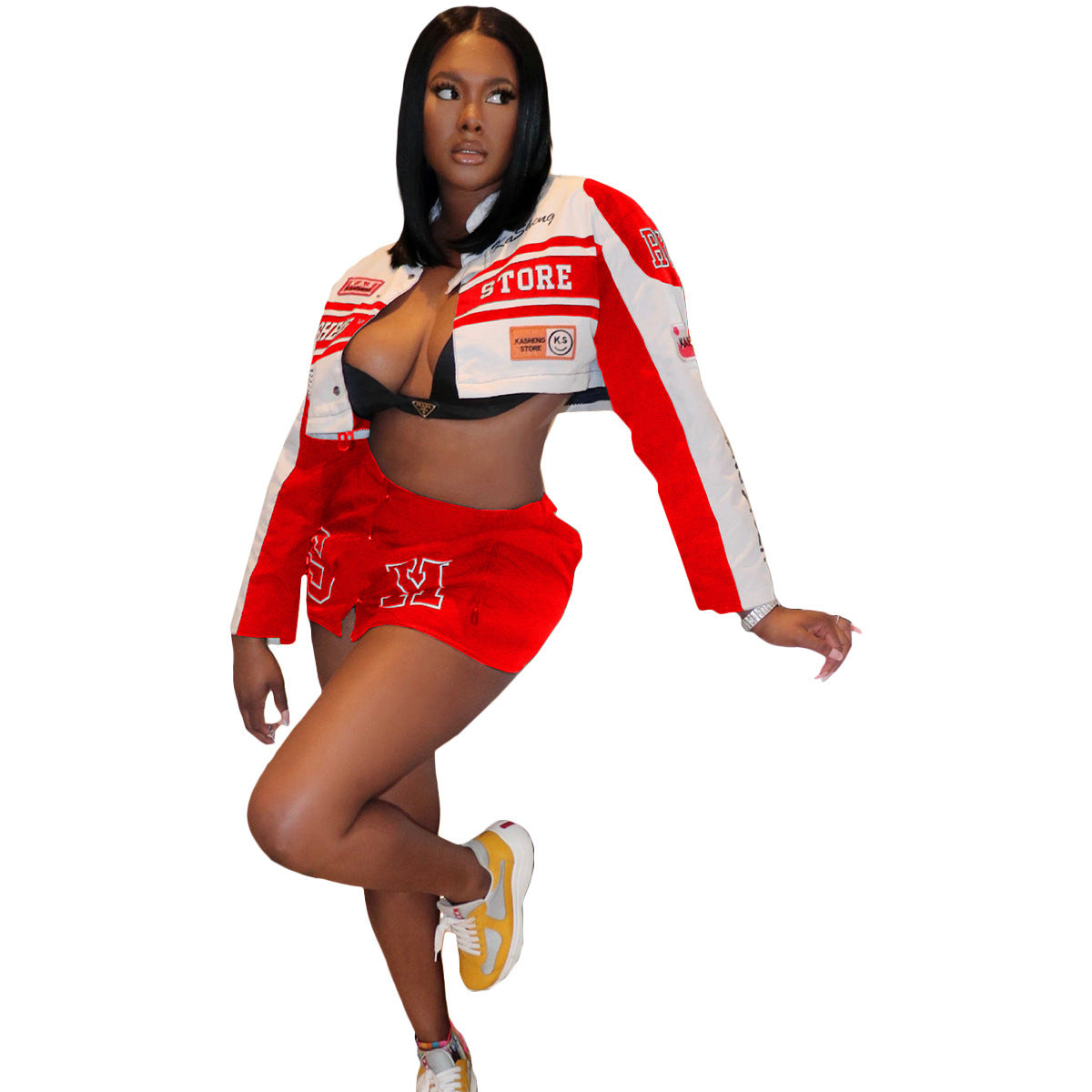 Retro Detachable Coat Skirt Set - NawdeX