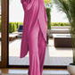 Full Size Slit Round Neck Long Sleeve Top and Pants Set - NawdeX